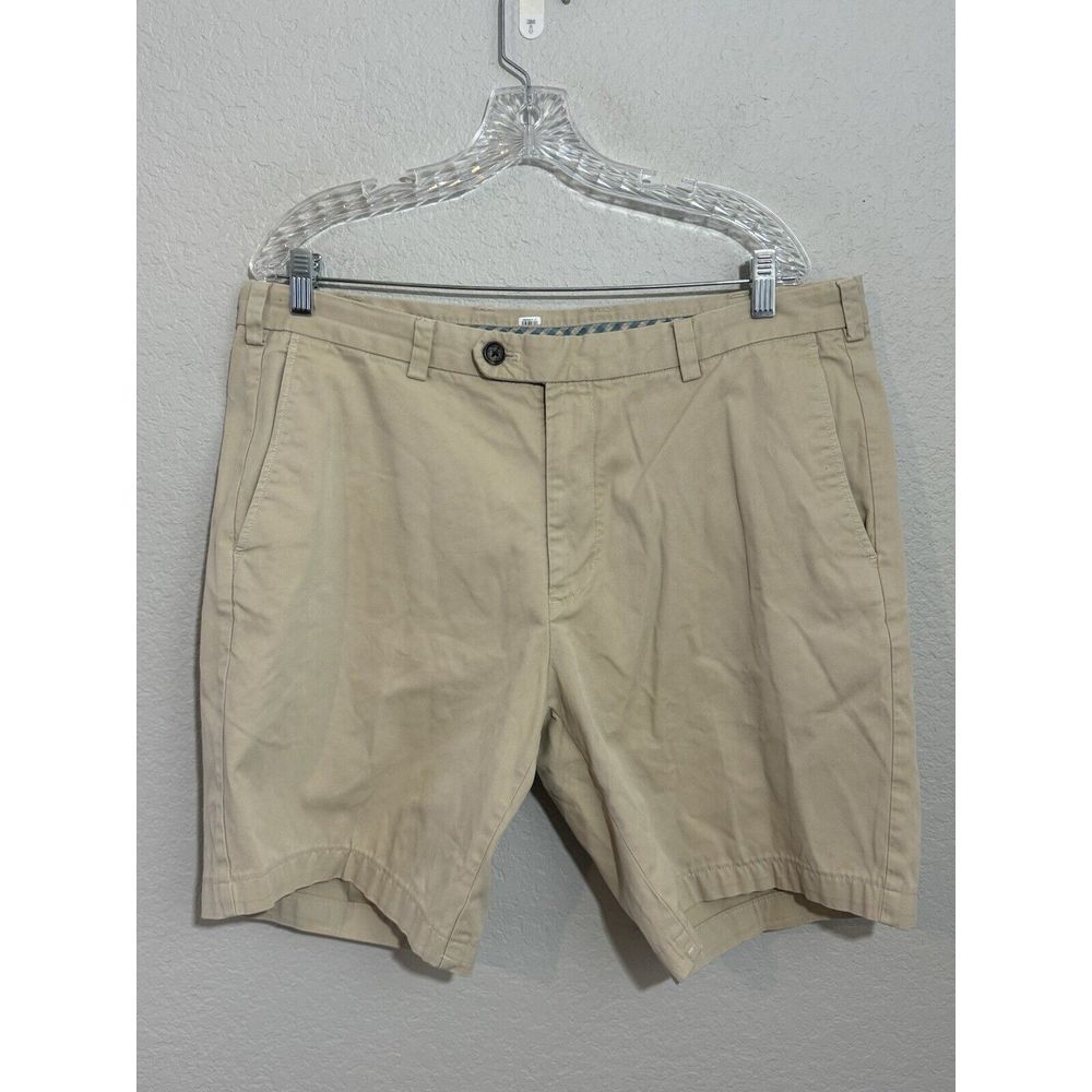 Brooks Brothers Tan Bermuda Chino Shorts Mens Size 38 cotton‎